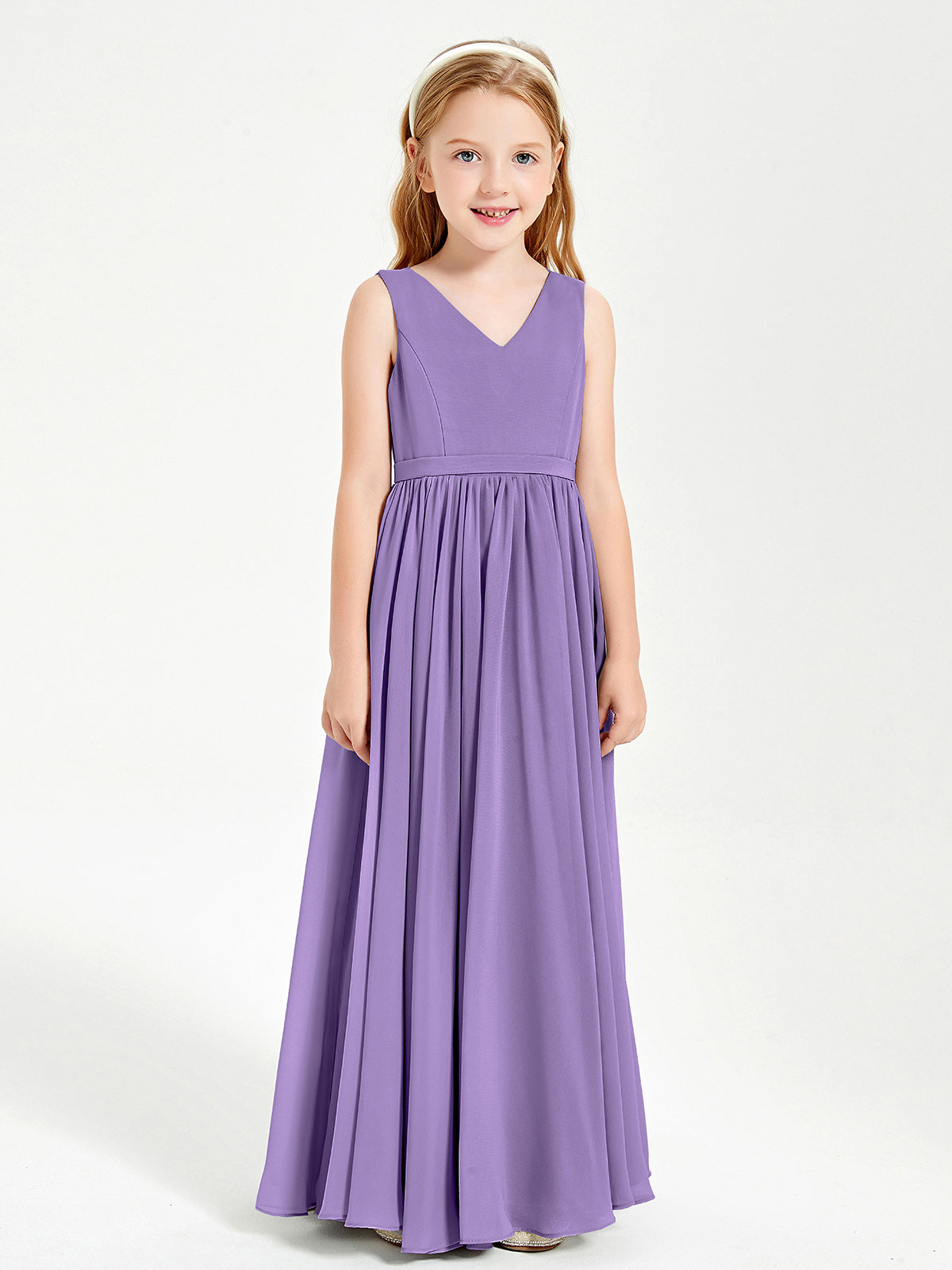 Chic Elegant Sleeveless Dresses for Junior Bridesmaids Tahiti